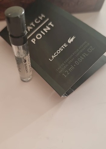 Lacoste Lacoste Match Point erkek Parfümü 1.2 ml