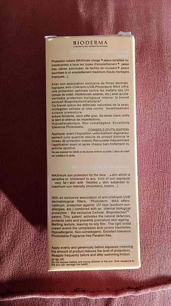 Bioderma Güneş kremi