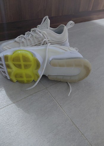 Beyaz Spor Stiletto Topuklu Kadın Sneakers - Görsel 4