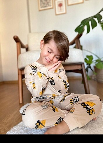 3 Yaş Beden ???? pamuk pijama takımı 