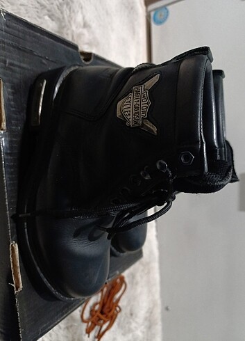 39 Beden siyah Renk Harley Davidson siyah bot