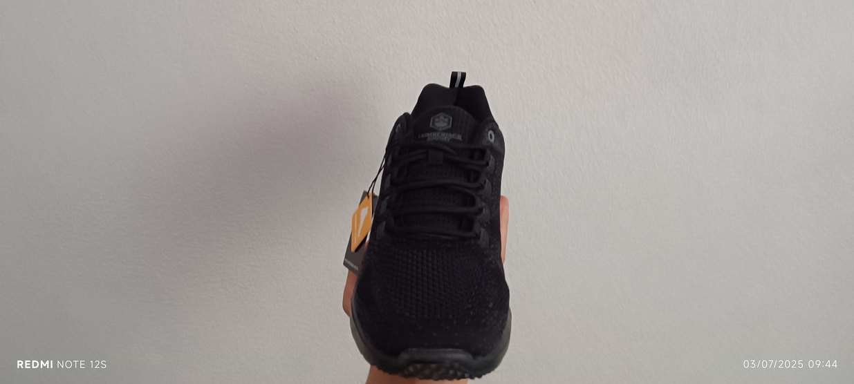 Erkek Siyah Gri Spor Ayakkabı Bağcığı - Görsel 2