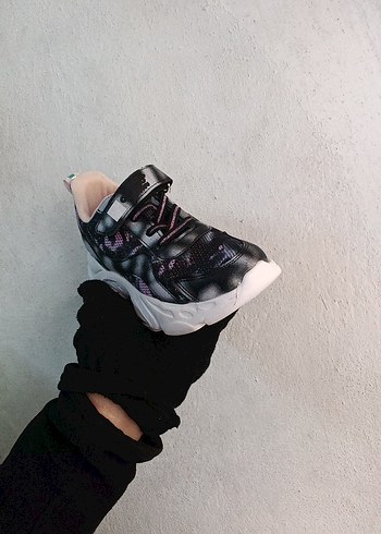 Kızlar için Renkli Bağcıksız Spor Ayakkabı - Görsel 2