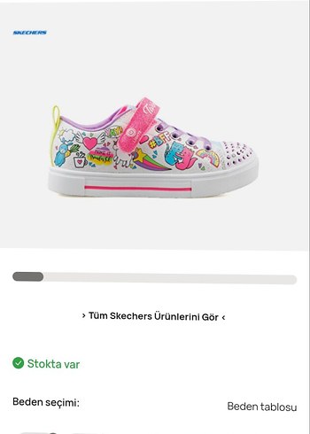 Renkli Kız Çocuk Spor Ayakkabı - Cırt Cırtlı - Görsel 5