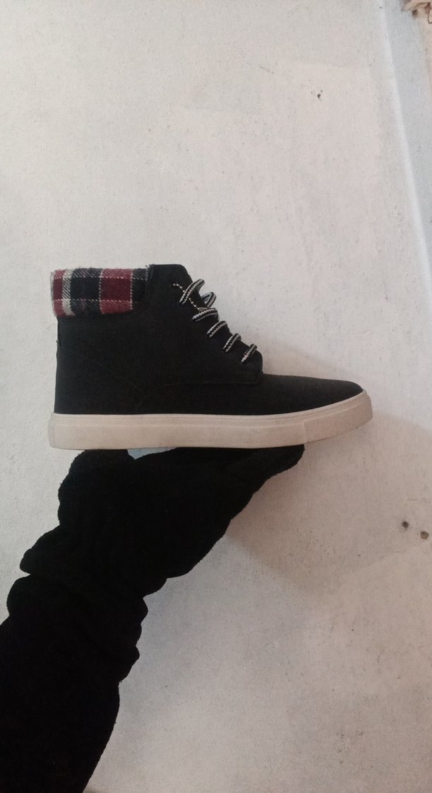 Siyah Bağcıklı Sokak Tarzı Erkek Botu - Görsel 2