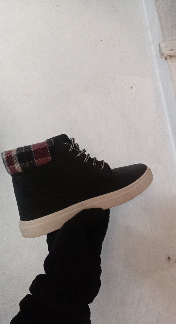 Siyah Bağcıklı Sokak Tarzı Erkek Botu - Görsel 5