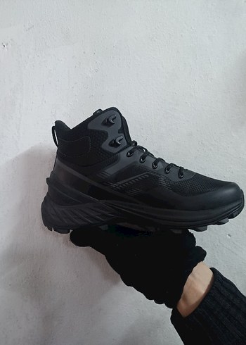 Siyah Bağcıklı Erkek Outdoor Ayakkabı - Görsel 4