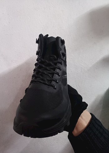 Siyah Bağcıklı Erkek Outdoor Ayakkabı - Görsel 3