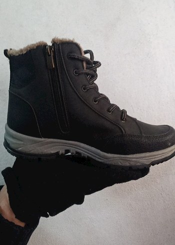 Gri Kürklü Erkek Outdoor Bot - Görsel 2