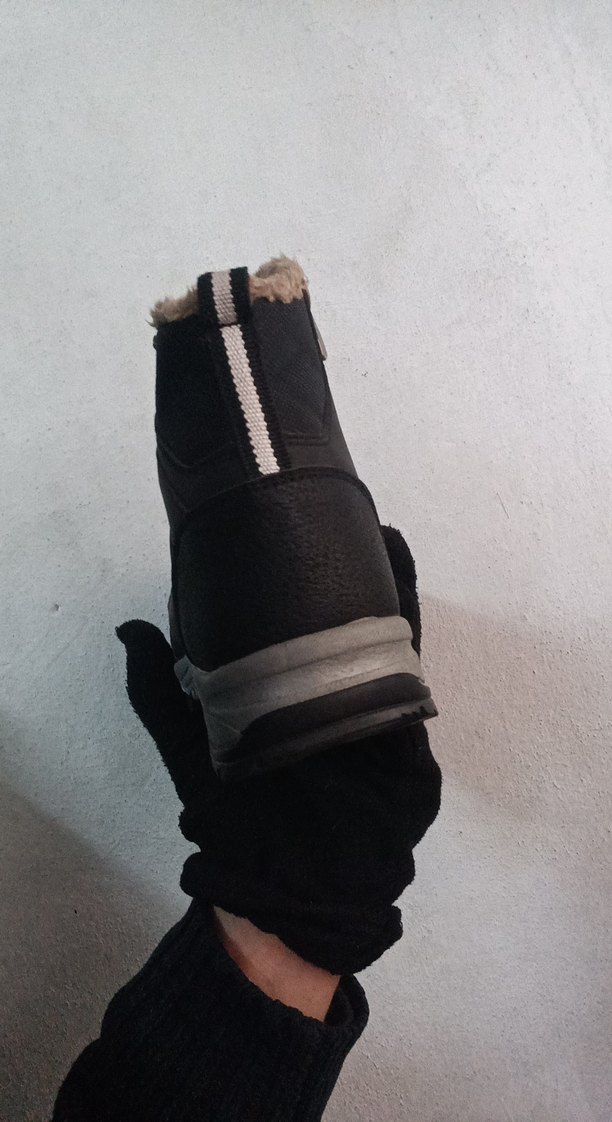 Gri Kürklü Erkek Outdoor Bot - Görsel 4