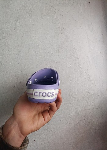 CROCS Mor Kadın Crocs Terlikler Velcro Bantlı -SANDALET - Görsel 5