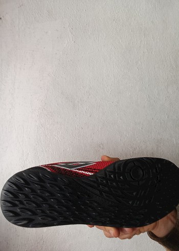 LOTTO Kırmızı Erkek Futbol Ayakkabısı Velcro Bağcıklı - Görsel 5
