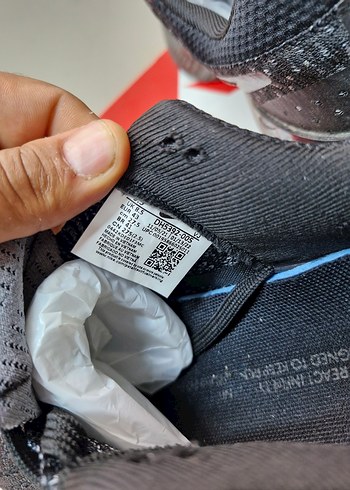 Erkek Siyah Örgü Desenli Koşu Ayakkabısı - Görsel 7