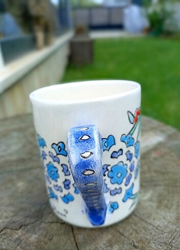 Beden Çini El Yapımı ve El Boyaması Çay ve Kahve Kupası