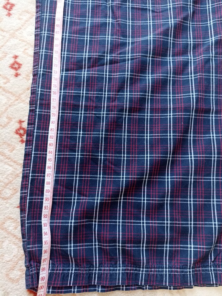 Erkek Lacivert Kareli Pijama Altı XL - Görsel 4