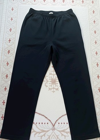 Erkek Siyah Pamuklu Rahat Kesim Pijama Altı - Görsel 2