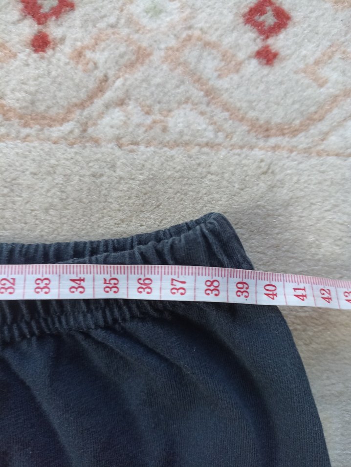 Erkek Siyah Pamuklu Rahat Kesim Pijama Altı - Görsel 4