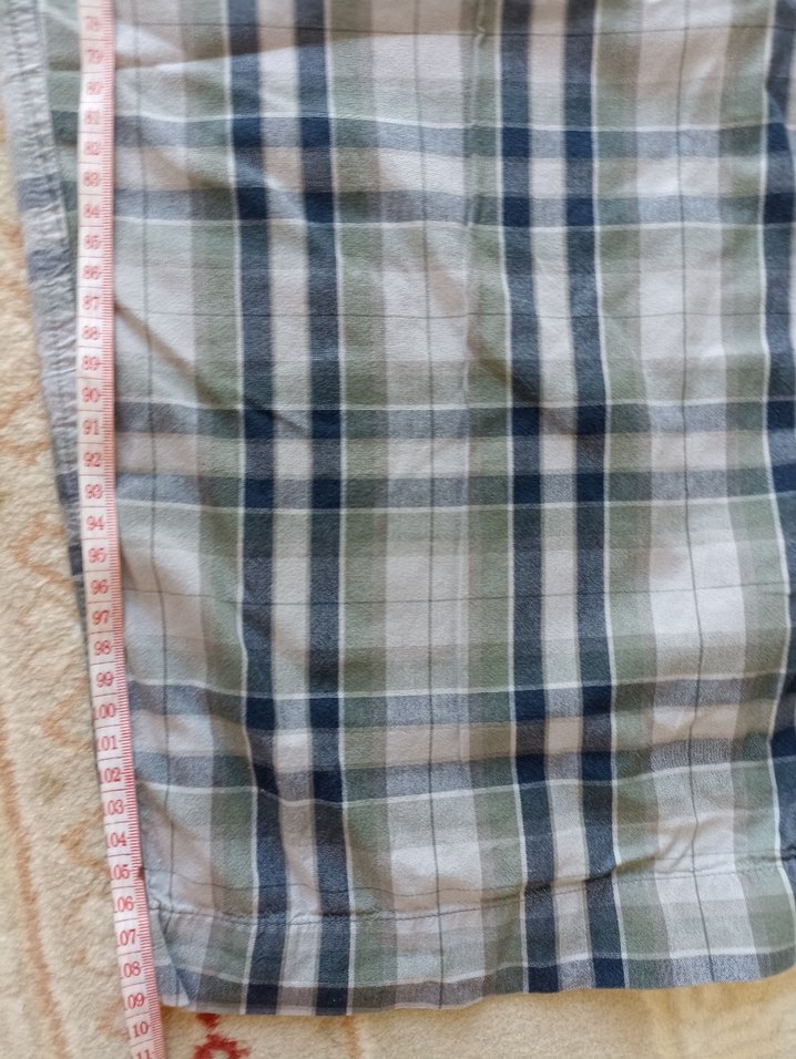 Erkek Gri Kareli 2XL Pamuklu Salaş Kumaş Eşofman Altı - Görsel 5