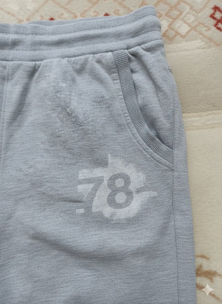 Erkek Gri Eşofman Altı L - Görsel 2