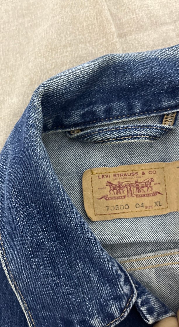 Orjinal Levis Vintage kot ceket — görsel 2/5