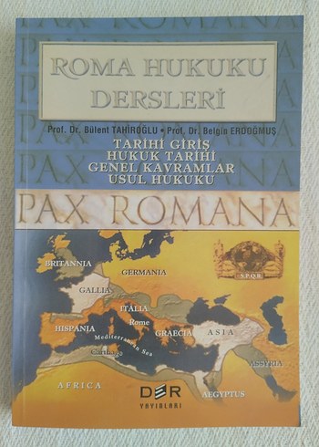 Roma Hukuku Dersleri - Prof. Dr. Bülent Tahiroğlu