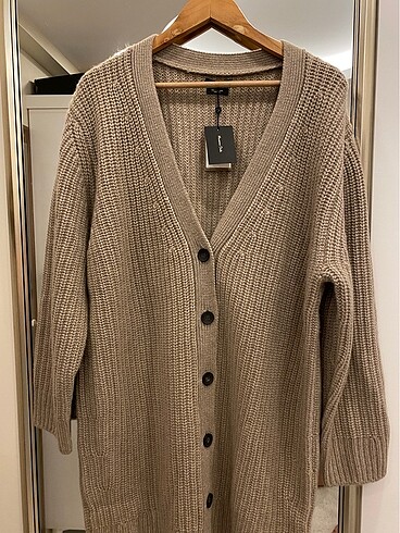 Massimo Dutti saf kaşmir hırka