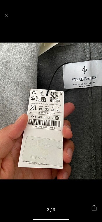 xl Beden Stradivariıs kaban
