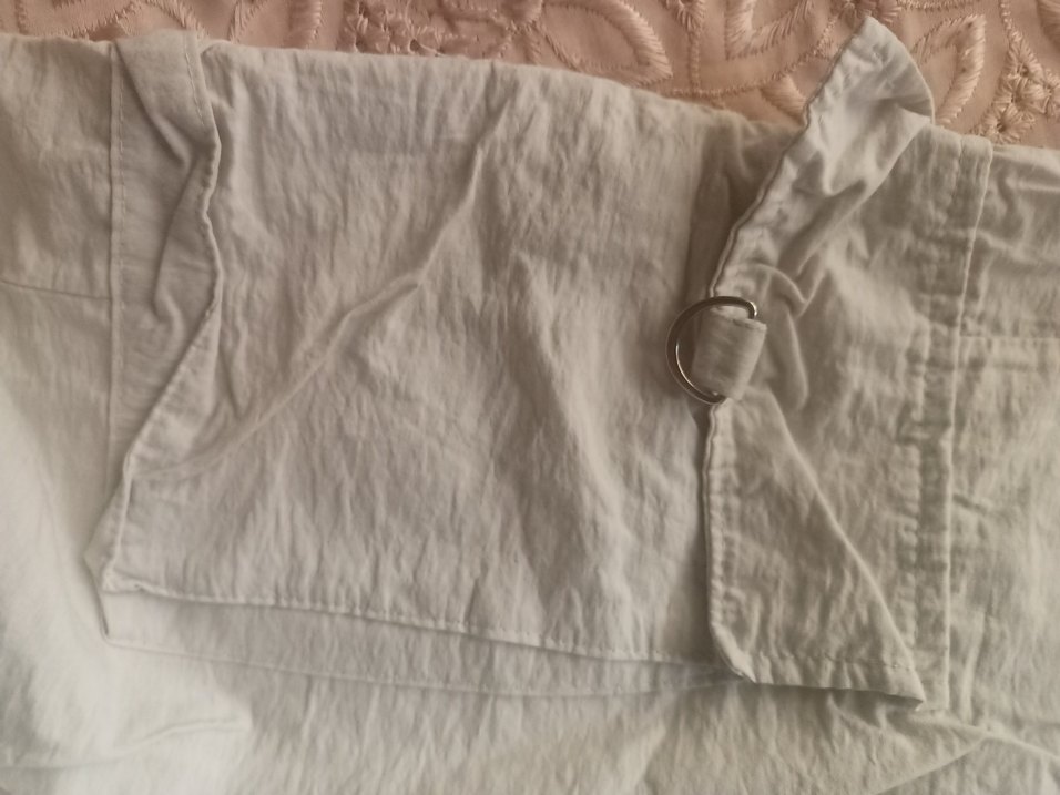 beyaz paraşüt pantolon - Görsel 4