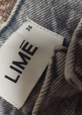 Gri orta bel jean - Görsel 4