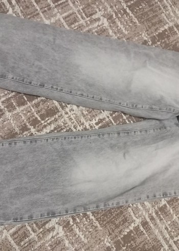 Gri orta bel jean - Görsel 3