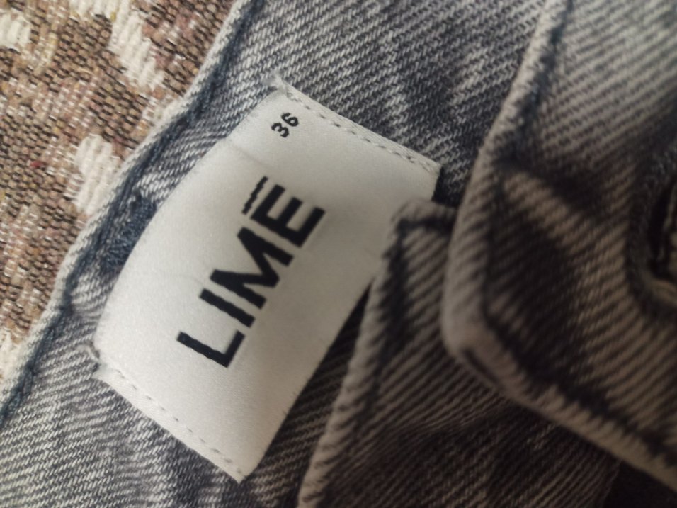 Gri orta bel jean - Görsel 4