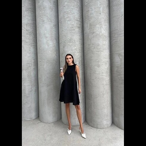 Çan Kısa Elbise - Görsel 5