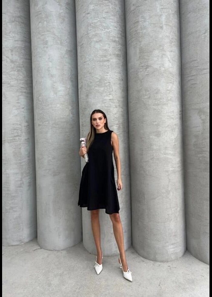 Çan Kısa Elbise - Görsel 5