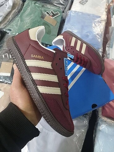 Adidas samba bordo spor ayakkabı