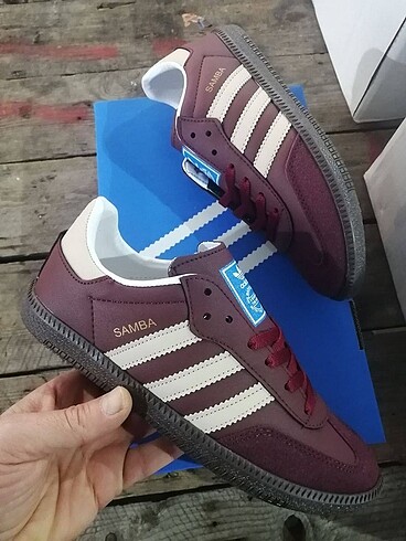 38 Beden Adidas samba bordo spor ayakkabı