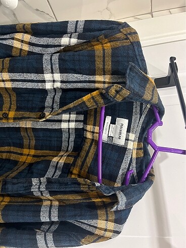 Pull and Bear Ekose desen oduncu gömlek