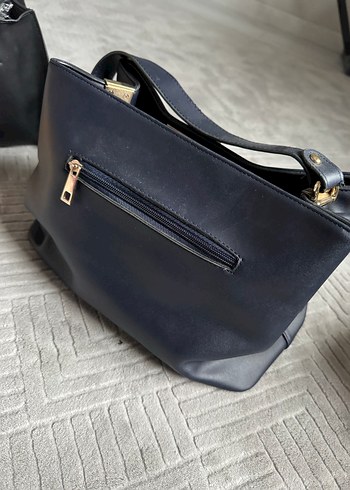 Beymen Mavi Deri Kadın Çanta - Buckle Detaylı - Görsel 2