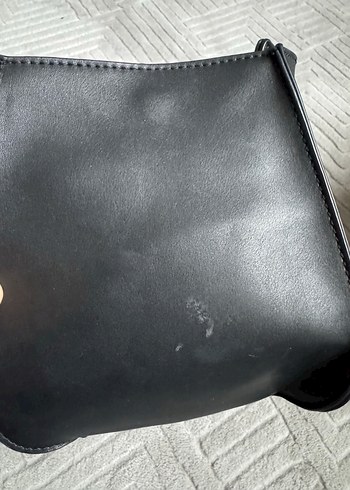 Twist Siyah Deri Goth Kadın Çanta - Görsel 4