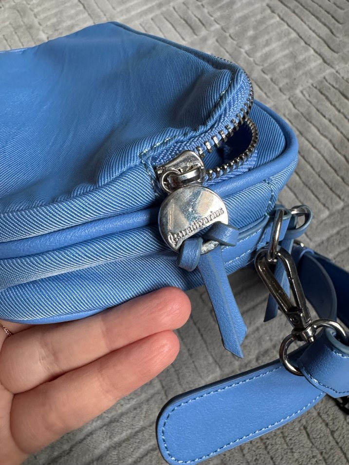 Stradivarius Mavi Kadın Bel ve Omuz Çantası - Görsel 2