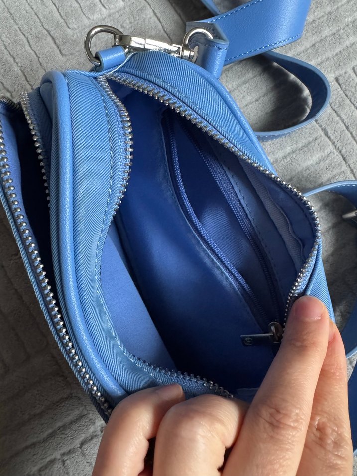 Stradivarius Mavi Kadın Bel ve Omuz Çantası - Görsel 3