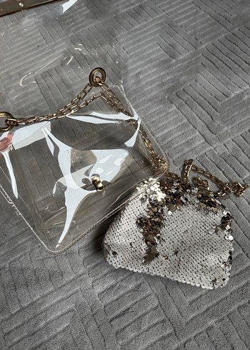 Altın Zincir Detaylı Yılan Desenli Kadın Çanta - Görsel 3