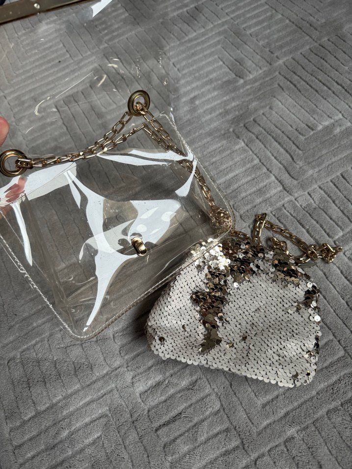 Altın Zincir Detaylı Yılan Desenli Kadın Çanta - Görsel 3