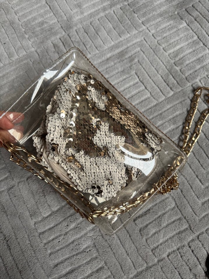 Altın Zincir Detaylı Yılan Desenli Kadın Çanta - Görsel 2