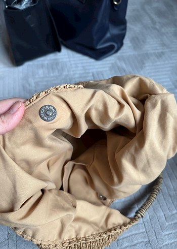 Penti Bej Örgü Kadın Çanta - Görsel 3