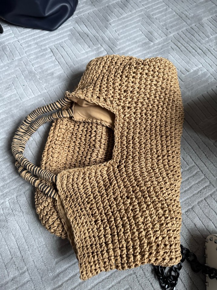 Penti Bej Örgü Kadın Çanta - Görsel 2