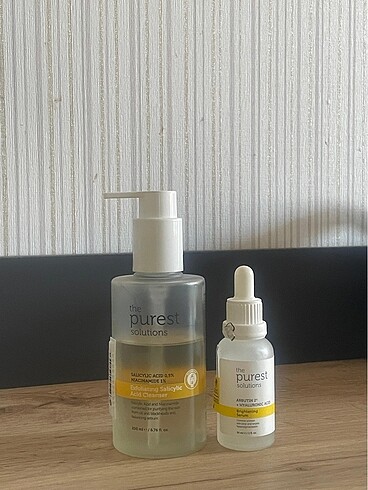 Yüz temizleme Jeli ve serum