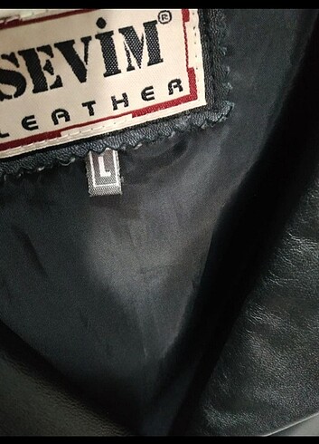 40 beden kadın deri mont  - Görsel 6