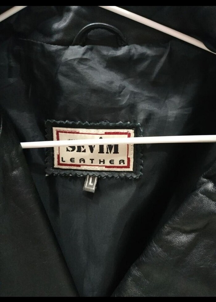 40 beden kadın deri mont  - Görsel 3