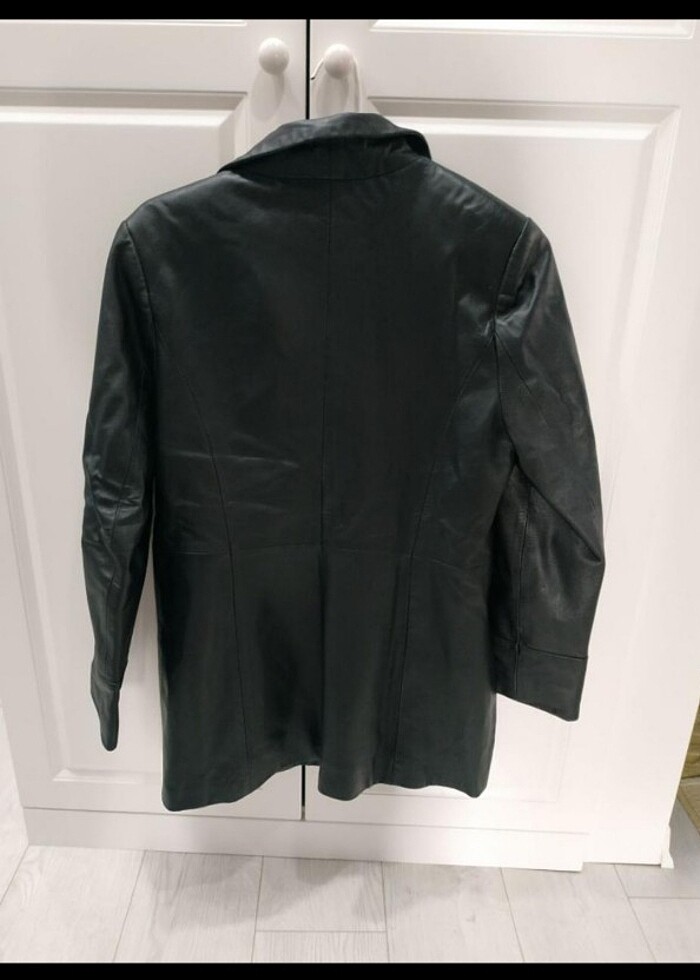 40 beden kadın deri mont  - Görsel 4