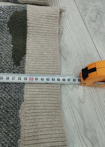 46 beden Desenli Örgü Kadın Kazak - Görsel 7